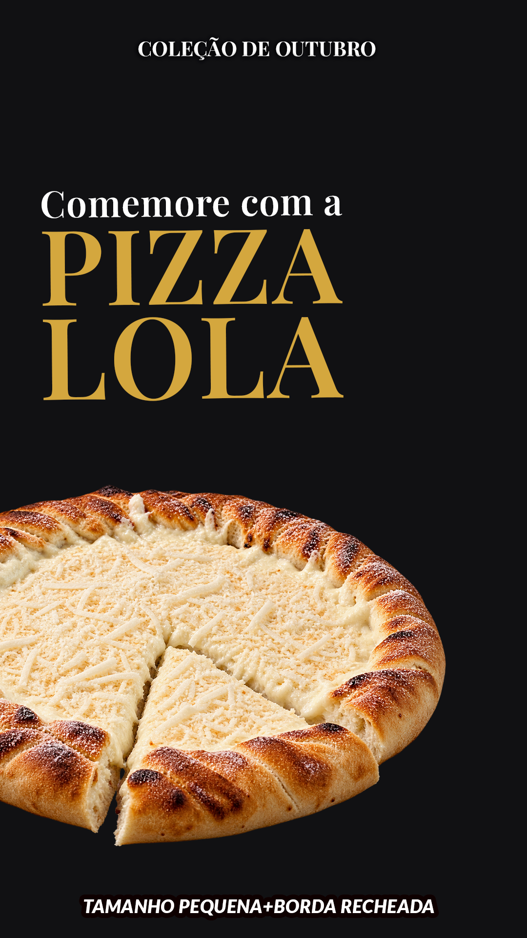 Presente de aniversário — pizza da coleção do mês
